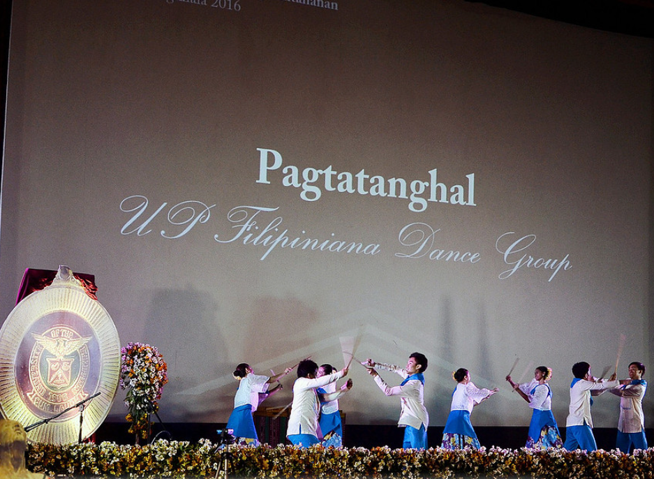UP Filipiniana Dance Group performance